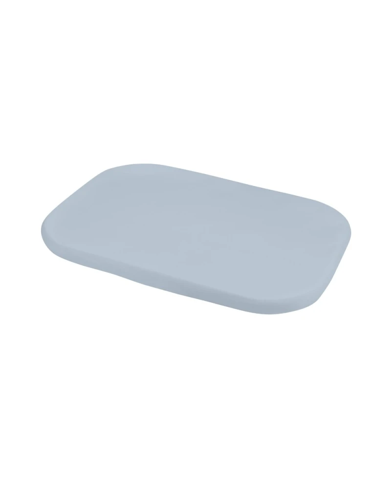 Hoeslaken van katoen 93x65 voor 5in1 Babybed - Blauw | Waldin