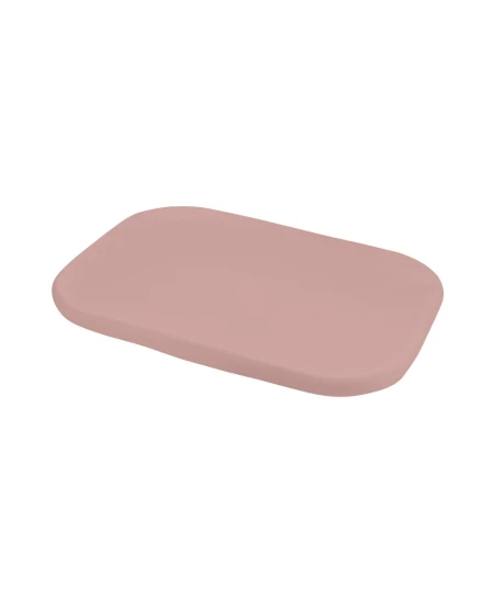 Hoeslaken van katoen 93x65 voor 5in1 Babybed - Roze | Waldin