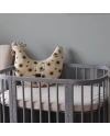 Hoeslaken van katoen 93x65 voor 5in1 Babybed - Beige | Waldin