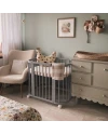 Hoeslaken van katoen 93x65 voor 5in1 Babybed - Beige | Waldin