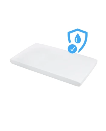 Waterdicht hoeslaken voor verschoonkussen 70x50 cm – Wit | Waldin