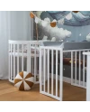 Katoenen hoeslaken 73x73 cm – Ovaal 7-in-1 babybedje WALDIN
