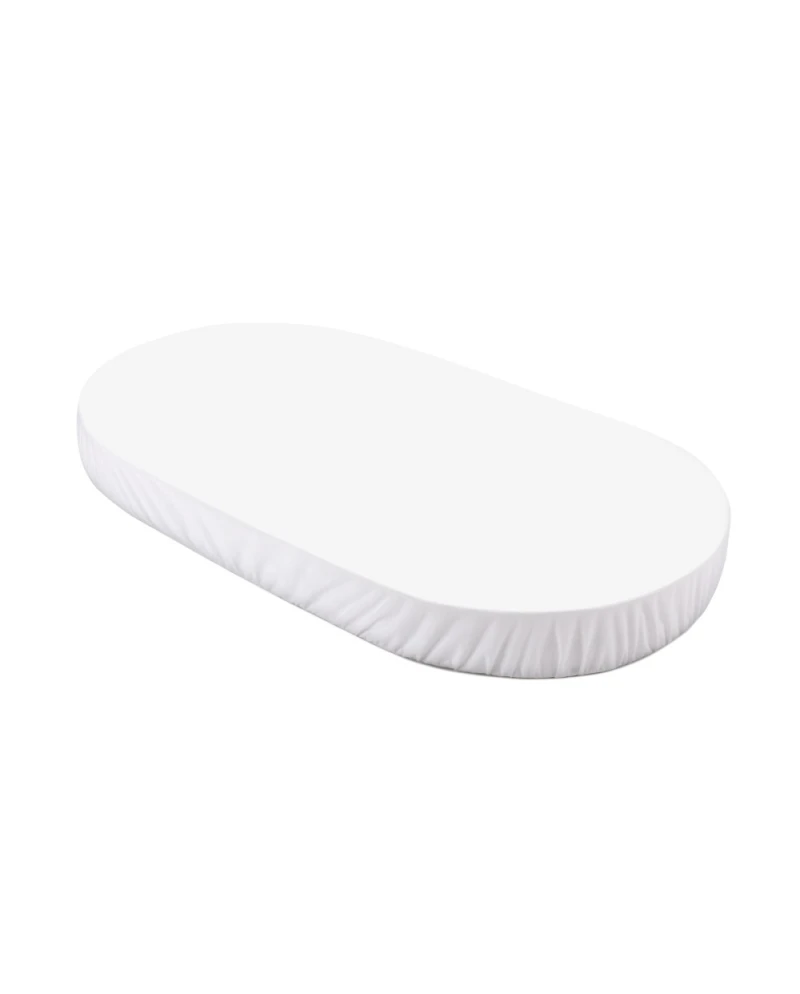 Katoenen hoeslaken 123x73 cm – Ovaal Wit | Waldin Katoenen hoeslaken 123x73 cm – Ovaal Wit | Waldin
