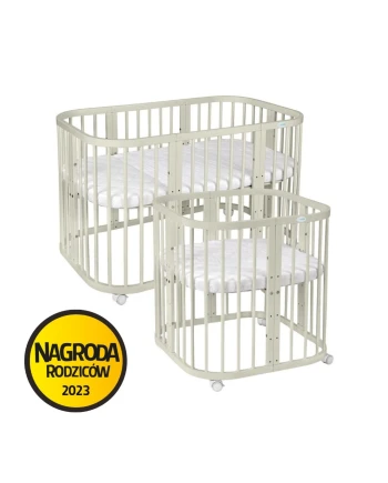 7-in-1 babybed met matras - Olijfgroen
