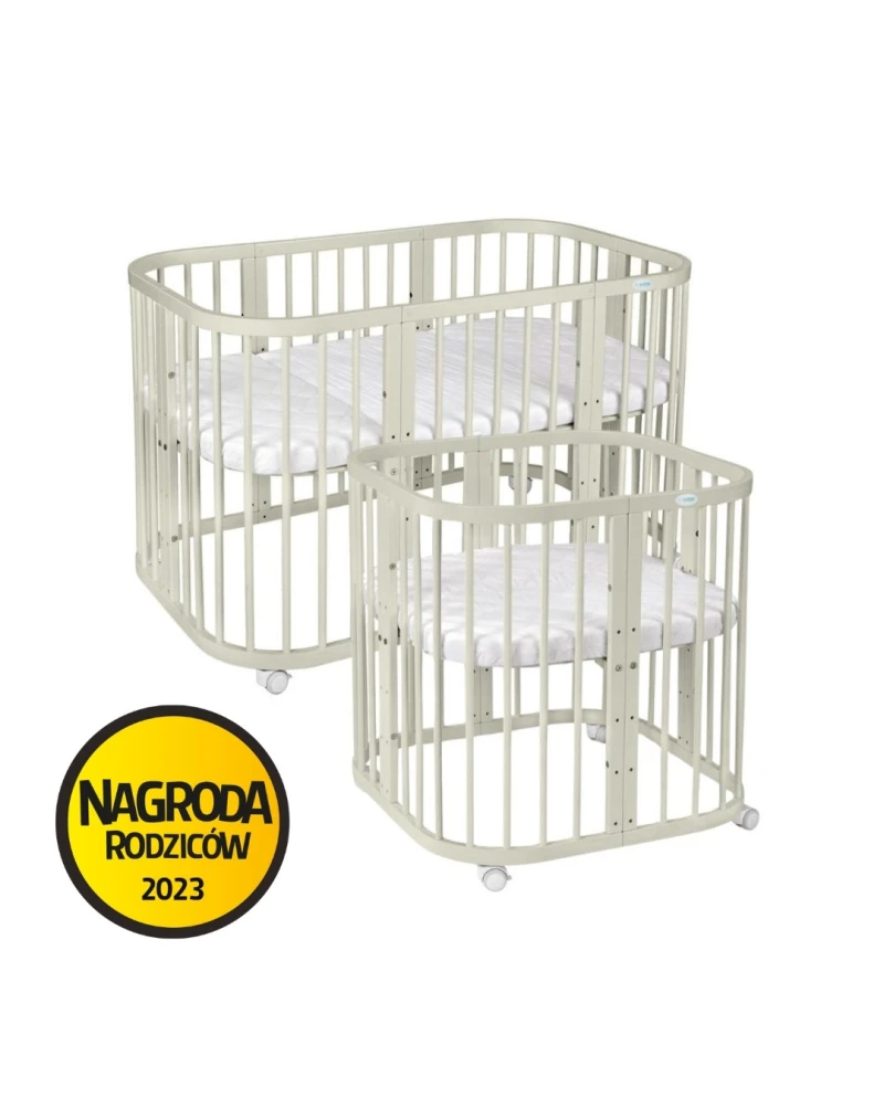 7-in-1 babybed met matras - Olijfgroen 7-in-1 babybed met matras - Olijfgroen