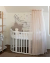 Tule wieghemel Beige + hemelstandaard