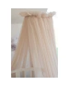 Tule wieghemel Beige + hemelstandaard