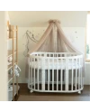 Tule wieghemel Taupe + hemelstandaard