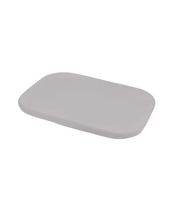 Hoeslaken van katoen 93x65 voor 5in1 Babybed - Grijs | Waldin