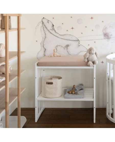 Aankleedkussenhoes 70x50 cm – Taupe | Waldin