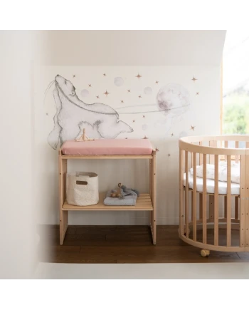 Aankleedkussenhoes 70x50 cm – Roze | Waldin