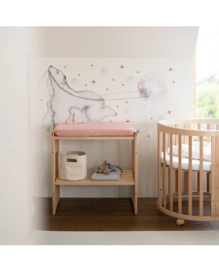 Aankleedkussenhoes 70x50 cm – Roze | Waldin