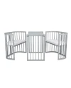 7in1 kinderbed met matras Grijs | Waldin