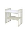 Ovale 7-in-1 babybed met matras - Olijfgroen