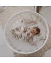 Ovale 7-in-1 babybed met matras - Wit | Waldin®