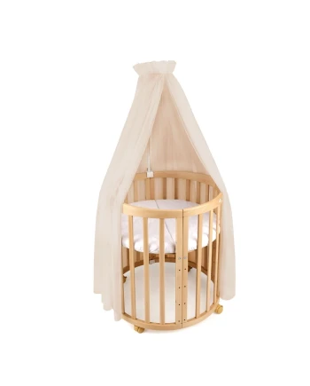 Tule wieghemel Beige + hemelstandaard