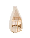 Tule wieghemel Beige + hemelstandaard