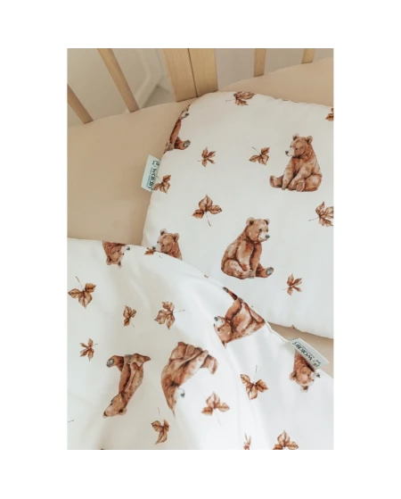 Bamboe baby kussen 30x40 –  Beertjes | Waldin