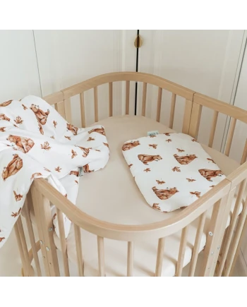 Bamboe baby kussen 30x40 –  Beertjes | Waldin