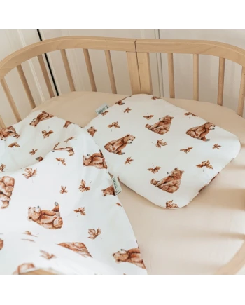 Bamboe baby kussen 30x40 –  Beertjes | Waldin