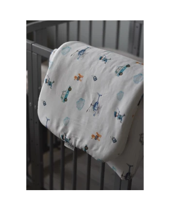 Bamboe baby kussen 60x40 – Politie | Waldin