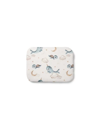 Bamboe baby kussen 30x40 – Walvissen | Waldin