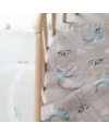 Bamboe baby kussen 30x40 – Walvissen | Waldin