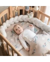 Bamboe baby kussen 60x40 – Walvissen | Waldin