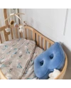 Bamboe baby kussen 60x40 – Walvissen | Waldin