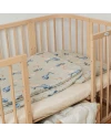 Bamboe baby kussen 60x40 – Walvissen | Waldin