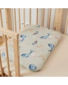 Bamboe baby kussen 60x40 – Walvissen | Waldin
