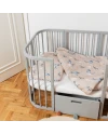 Bamboe baby kussen 60x40 – Walvissen | Waldin