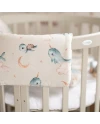 Bamboe baby kussen 60x40 – Walvissen | Waldin