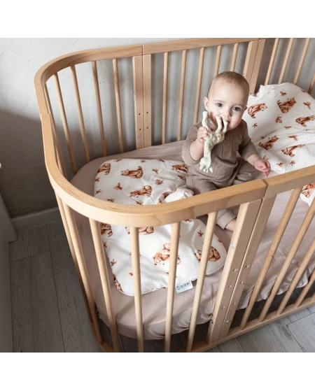 Bamboe baby kussen 60x40 –  Beertjes | Waldin