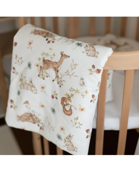 Baby wikkeldeken 2in1 dekbed en kussen – Pools Bos | Waldin