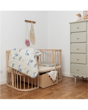 Bamboe baby dekbed Walvissen diverse maten