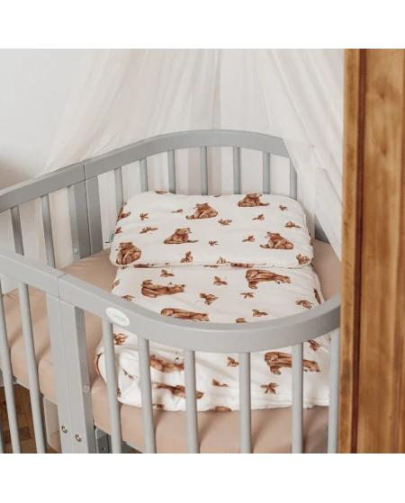 Bamboe baby kussen 30x40 –  Beertjes | Waldin