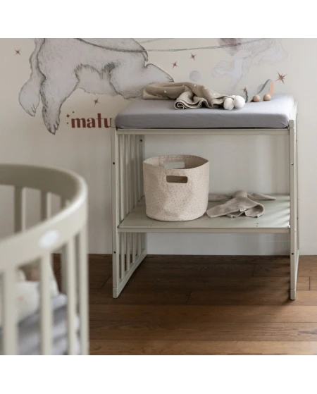 Aankleedkussenhoes 70x50 cm – Grijs | Waldin