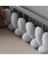 Gevlochten bedomrander  210 cm Wafel - allerlei kleuren Waldin