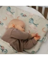 Bamboe baby kussen 60x40 – Walvissen | Waldin