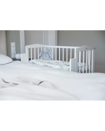2 in 1 Kinderbed met matras - Wit | Waldin