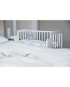 2 in 1 Kinderbed met matras - Wit | Waldin