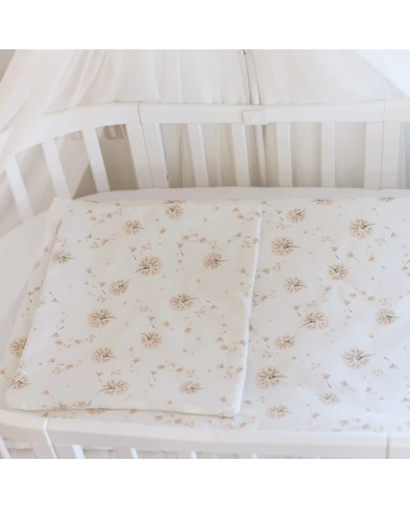 Junior beddengoedset 90x120 – Paardenbloemen | Waldin