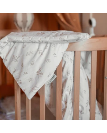 Junior beddengoedset 90x120 – Bruine bladeren | Waldin