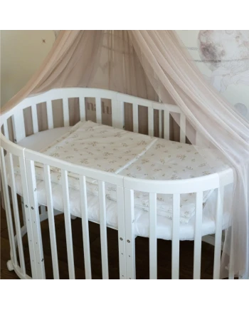 Junior beddengoedset 90x120 – Bruine bladeren | Waldin