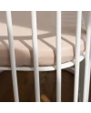 Hoeslaken van katoen 93x65 voor 5in1 Babybed - Taupe | Waldin