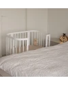 Wit 5-in-1 babybedje met wieg | Waldin