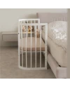 5in1 kinderbed met matras en wiegoptie - Wit | Waldin