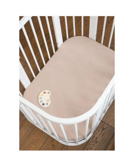 5in1 kinderbed met matras en wiegoptie - Wit | Waldin