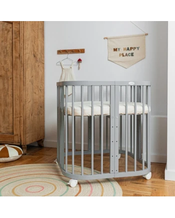 7in1 kinderbed met matras Grijs | Waldin